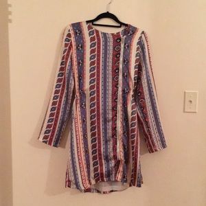 Crave/ Urban Simplicity multicolored dress